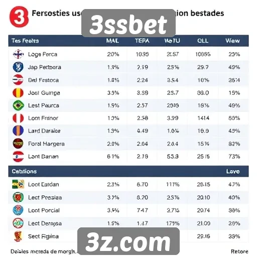 Estatísticas de usuários do 3ssbet em diferentes regiões